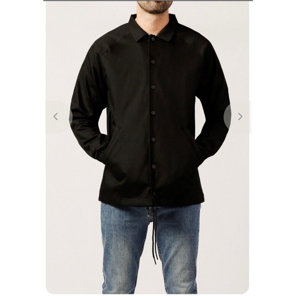 Publish Brand Men's L Navy Coach Lightweight Jacket clean minimalist aesthetic